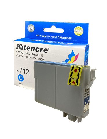 Inktpatroon T0712 HC Cyaan ( High Capacity )