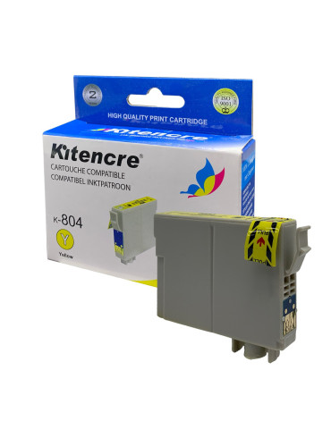 Inktpatroon T0804 HC Geel ( High Capacity )