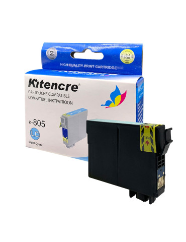 Inktpatroon T0805 HC Light Cyaan ( High Capacity )