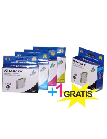 Lot  4 Cartouches + 1 GRATUITE - T0445