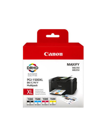 Canon PGI-1500XL - Pack de 4 couleurs - BK/C/M/Y