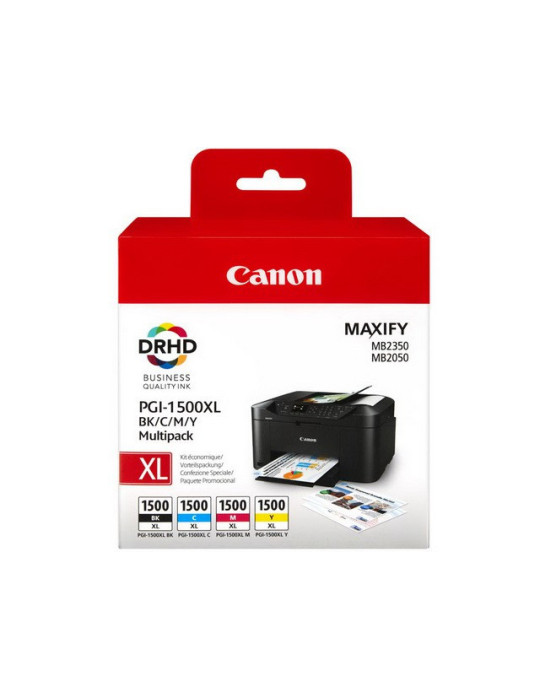 Canon PGI-1500XL - Pack de 4 couleurs - BK/C/M/Y