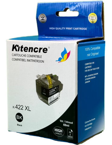 Inktpatroon LC-422XL Zwart