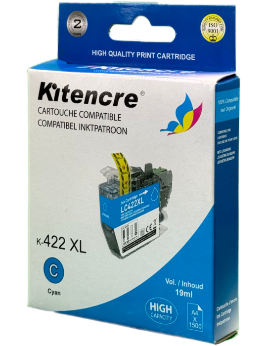 Cartouche d'encre LC-422XL Cyan