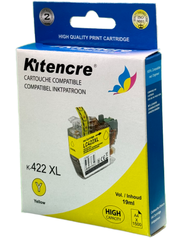 Inktpatroon LC-422XL Geel