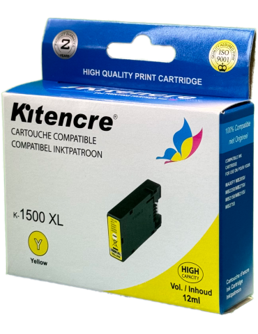 Cartouche d'encre PGI-1500 XL Jaune