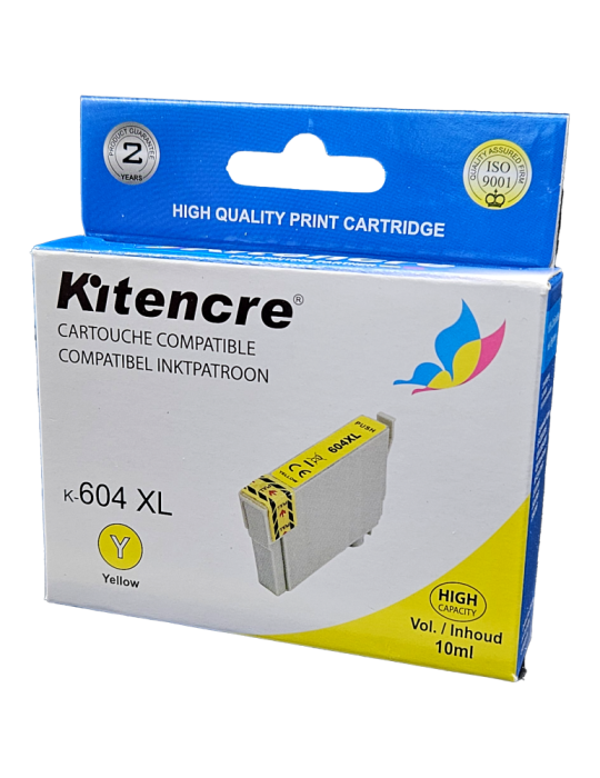 Cartouche d'encre 604XL Jaune