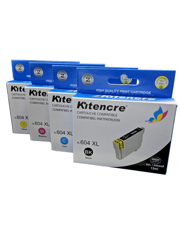Pack 4 Cartouches - 604XL