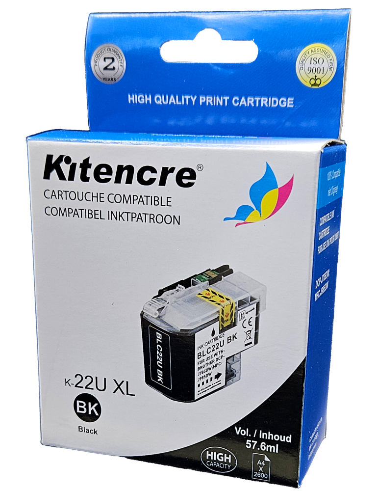 Inktpatroon LC-22U XL Zwart