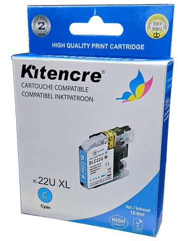Cartouche d'encre LC-22U XL Cyan