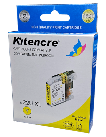 Cartouche d'encre LC-22U XL Jaune
