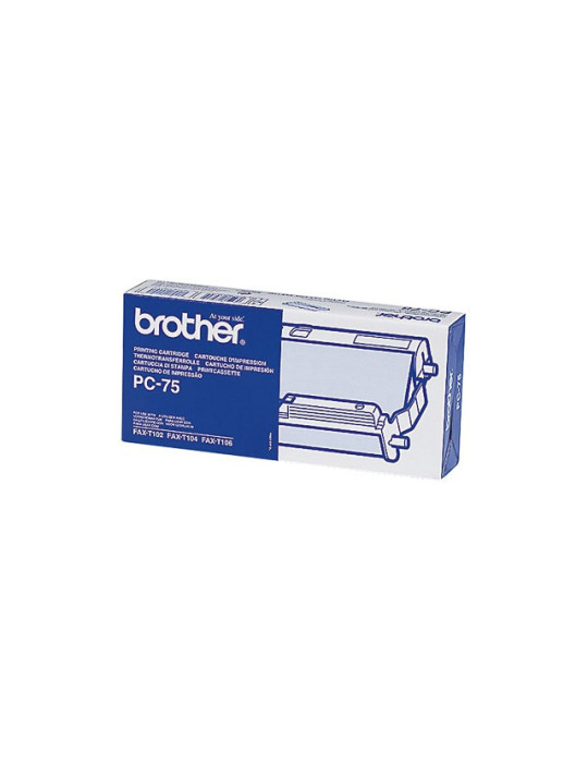 Toner + Rouleau Recharge Brother PC75 Noir
