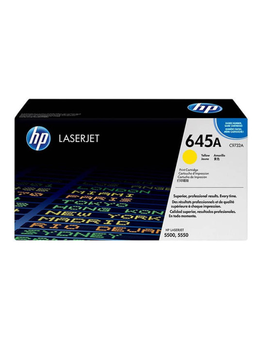 Toner HP C9732A - 645A Jaune