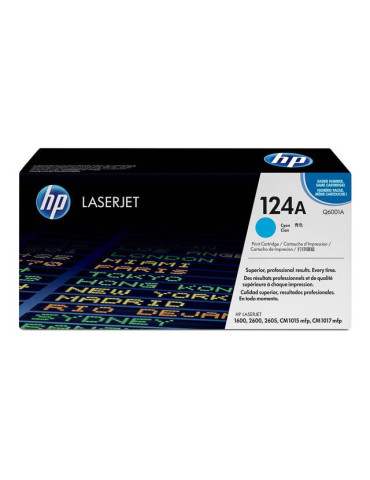 Toner HP Q6001A - 124A Cyaan
