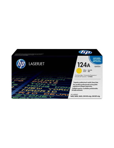Toner HP Q6002A - 124A Jaune