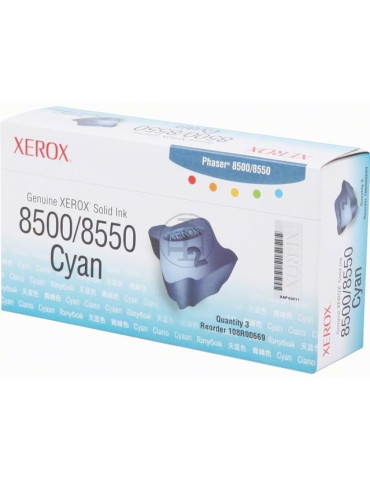 3 Colorstix Tektronix Phaser 8500 Bleu