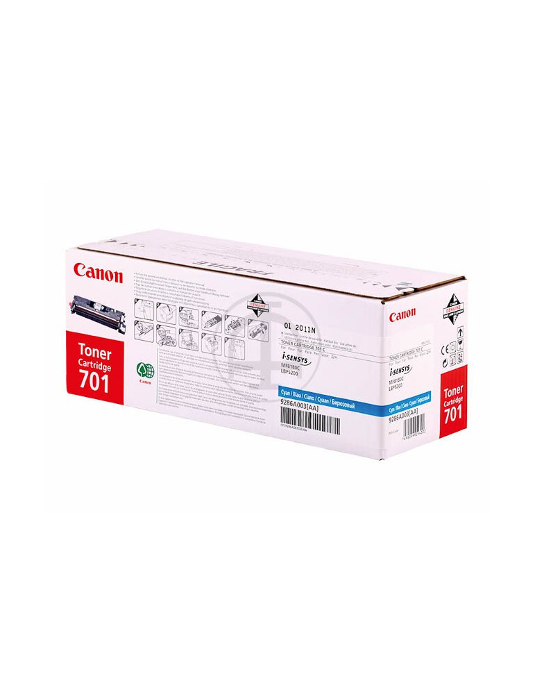 Toner Canon 701 Cyaan HC