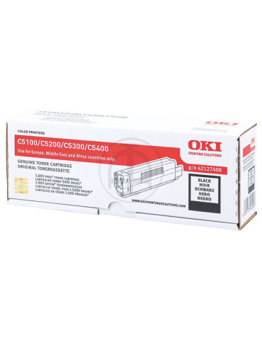 Toner OKI 5100-5200-5300-5400 Noir High Yield