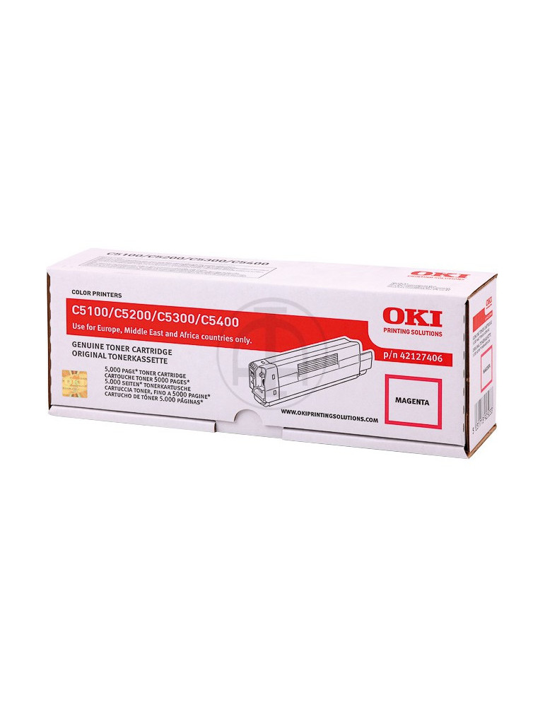 Toner OKI 5100-5200-5300-5400 Magenta High Yield