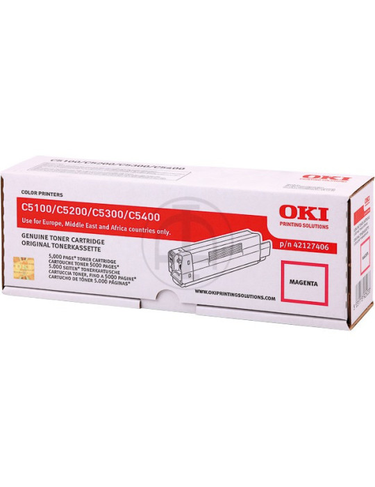 Toner OKI 5100-5200-5300-5400 Magenta High Yield
