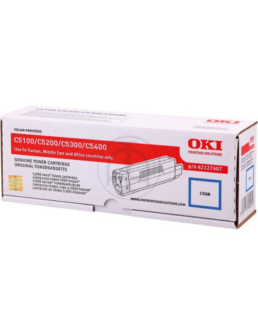 Toner OKI 5100-5200-5300-5400 Cyaan High Yield