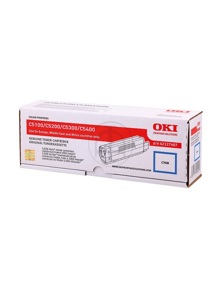 Toner OKI 5100-5200-5300-5400 Cyaan High Yield