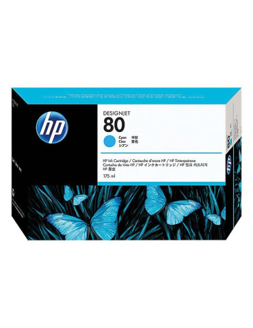 Inktpatroon HP N°80 Cyaan