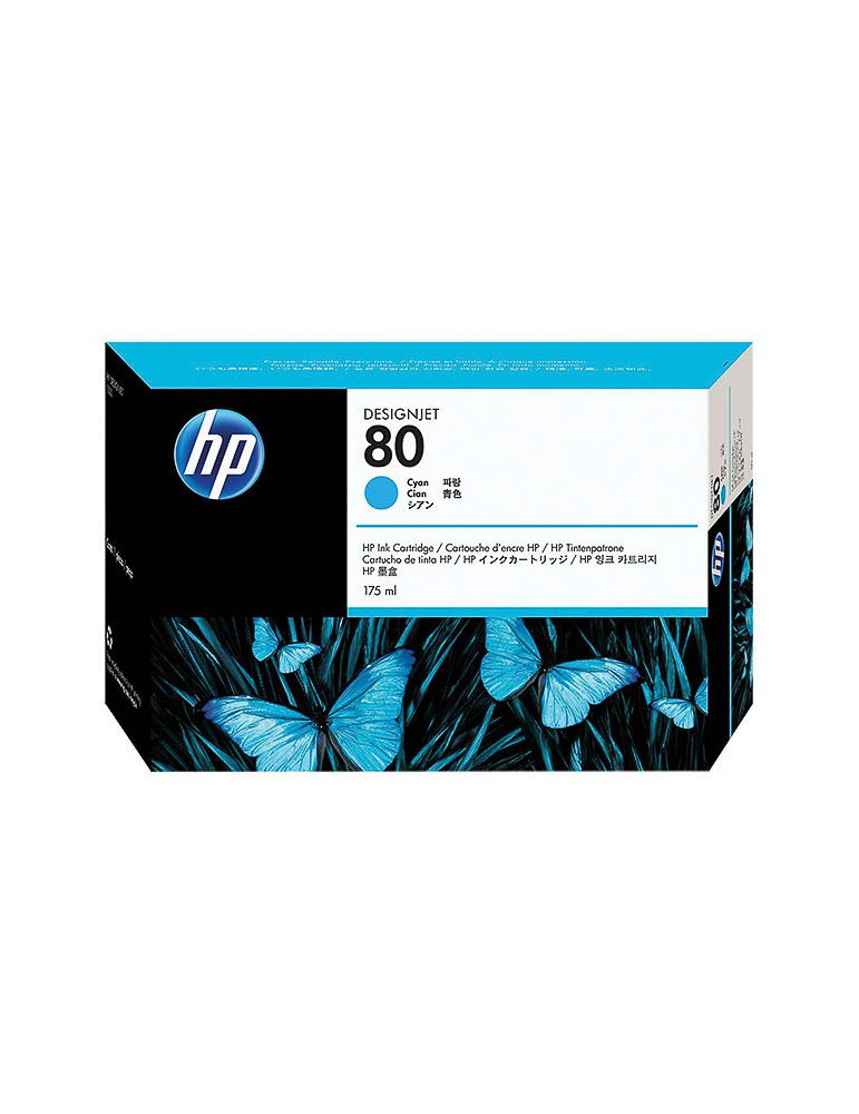 Inktpatroon HP N°80 Cyaan