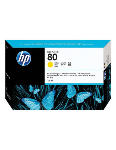 Cartouche d'encre HP N°80 Jaune