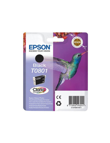 Inktpatroon Epson T0801 Zwart