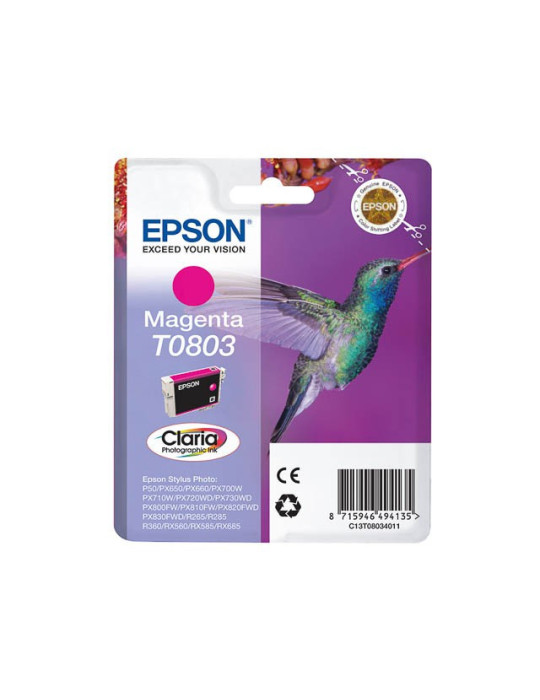 Cartouche d'encre Epson T0803 Magenta