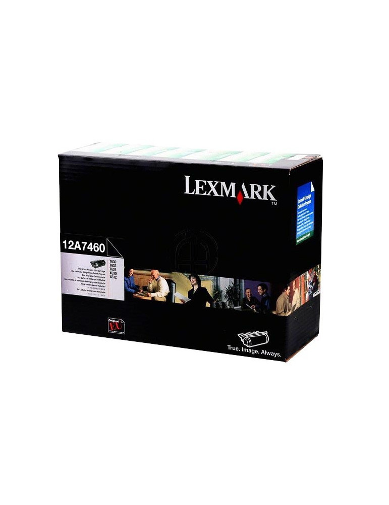 Toner Lexmark 12A7460 Zwart