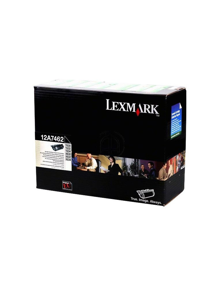 Toner Lexmark 12A7462 Zwart
