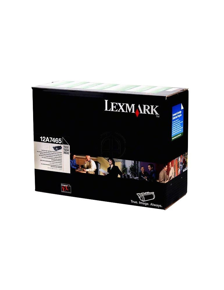 Toner Lexmark 12A7465 Zwart