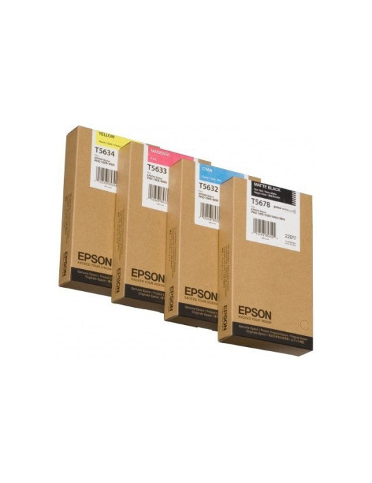 Inktpatroon Epson T6128 Zwart Matt HC