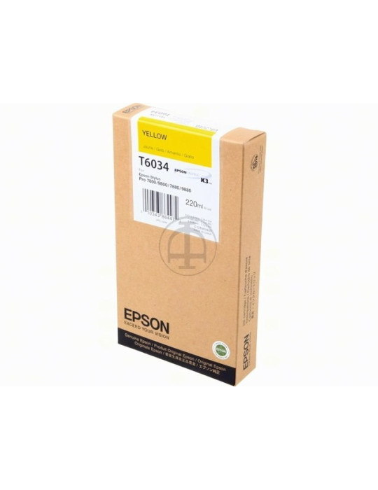 Cartouche d'encre Epson T6034 Jaune HC