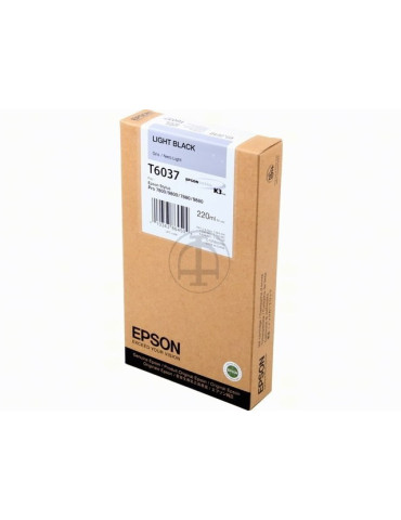 Inktpatroon Epson T6037 Grijs HC