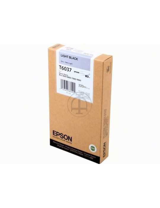 Inktpatroon Epson T6037 Grijs HC