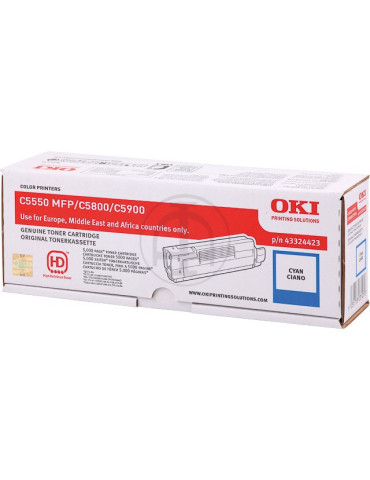 Toner OKI C5800/C5900 Cyaan