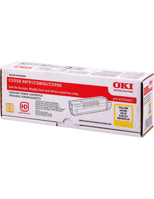 Toner OKI C5800/C5900 Jaune
