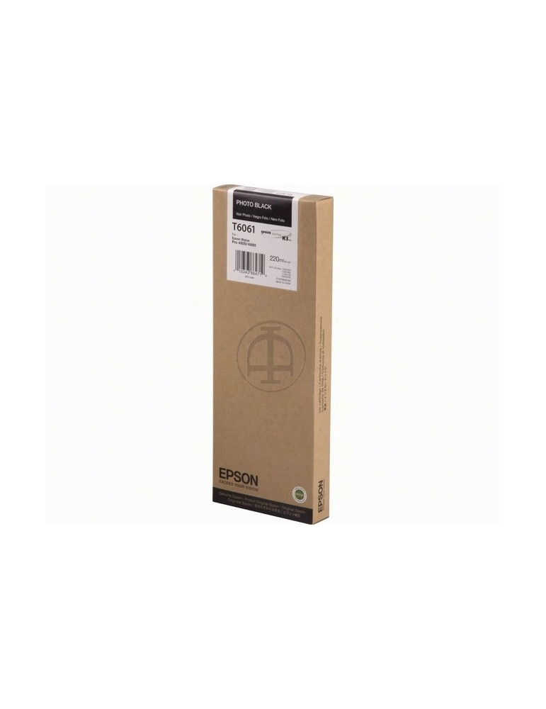 Inktpatroon Epson T6061 Zwart Photo