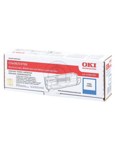 Toner OKI C5600/C5700 Cyan