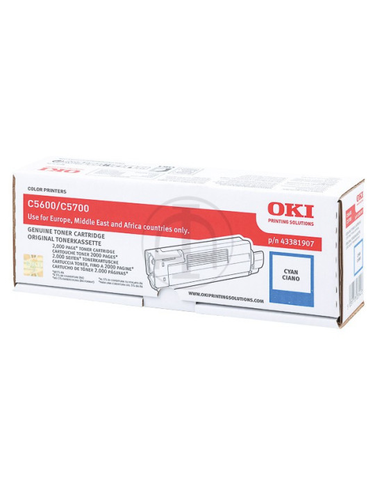 Toner OKI C5600/C5700 Cyaan