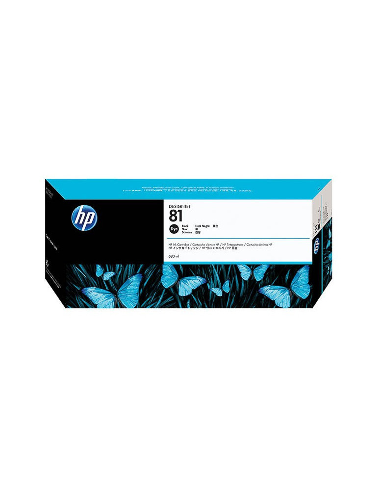 Inktpatroon HP N° 81 Zwart