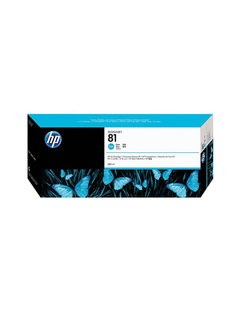 Inktpatroon HP N° 81 Cyaan