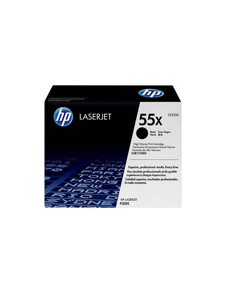 Toner HP CE255X - 55X Zwart HC