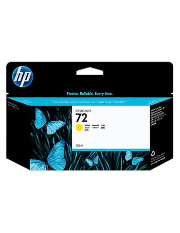 Cartouche d'encre HP N°72 Jaune