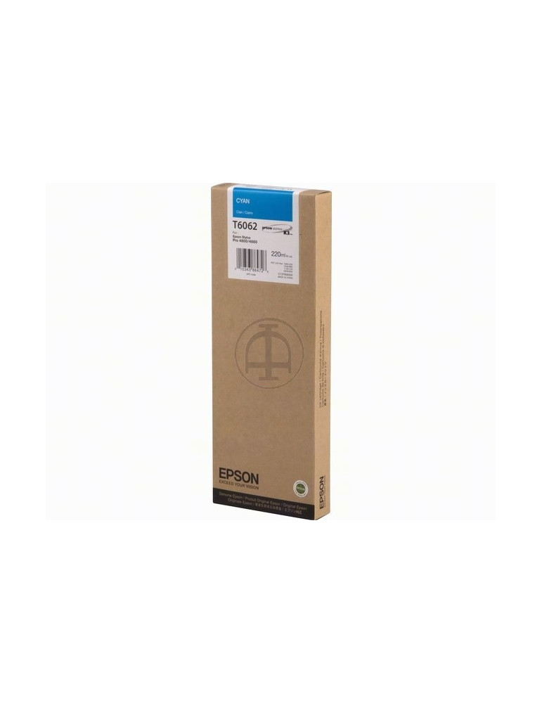 Inktpatroon Epson T6062 Cyaan