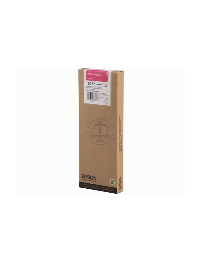 Inktpatroon Epson T6063 Magenta