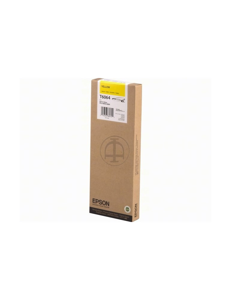 Inktpatroon Epson T6064 Geel